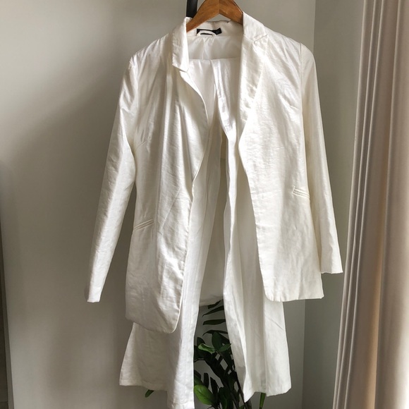 NASTY GAL X EM RATA WHITE SUIT - Picture 10 of 10